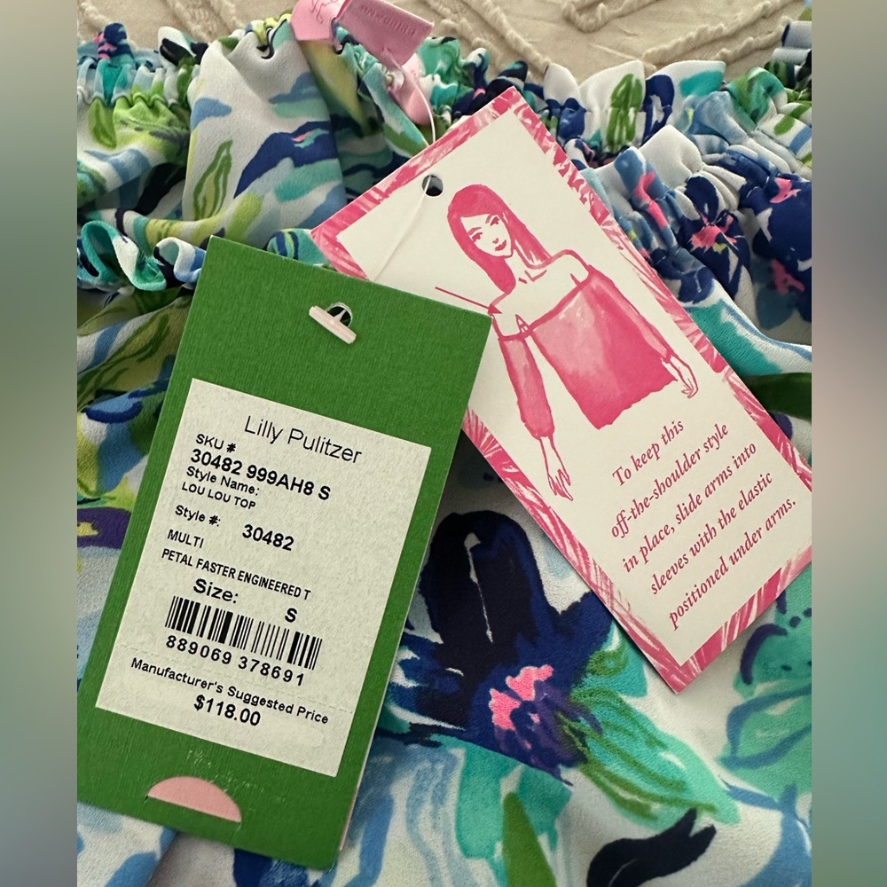 Lilly Pulitzer Lou Lou top - Picture 2 of 3